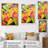 Red Vibrant Melon Palette II - Melon Wall Art-1680646389
