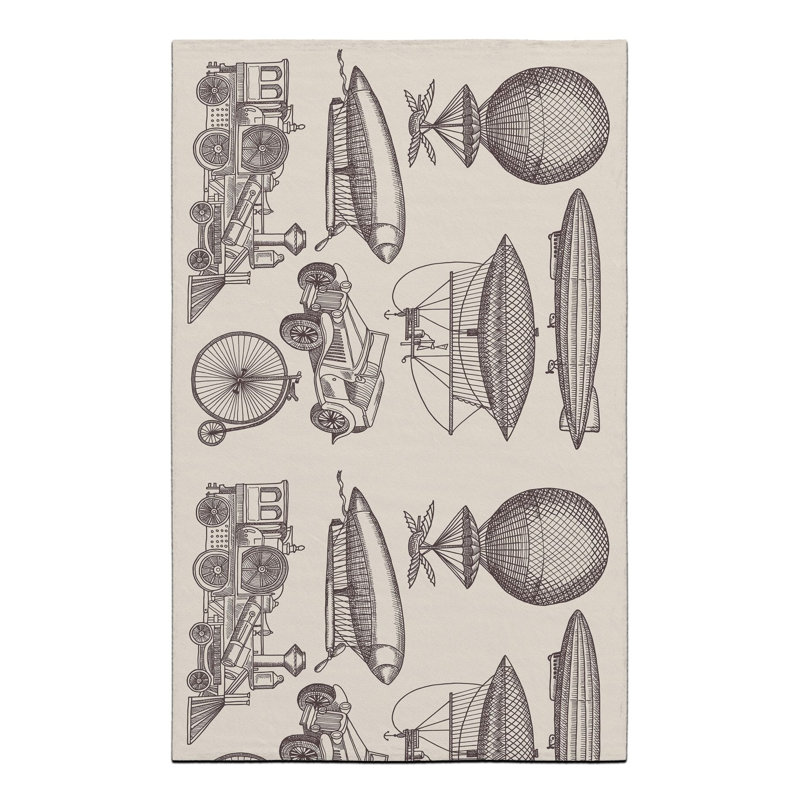 Tapis lavable à la machine, Sous-tapis rectangulaire 4 pi 11 po x 7 pi 7 po in