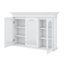 Armoire à pharmacie avec miroir, armoire de rangement de salle de bain avec porte miroir et tablettes, portes en verre