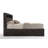Mason Espresso Bookcase Storage Bed