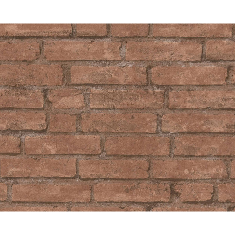 Andrees Brick Double Roll, Brown Orange