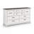 Mikels Rustic Oak Wood 66"W 8‑Drawer Dresser