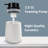 12 Oz Ceramic Soap Foaming Dispenser Foam-blackwhite