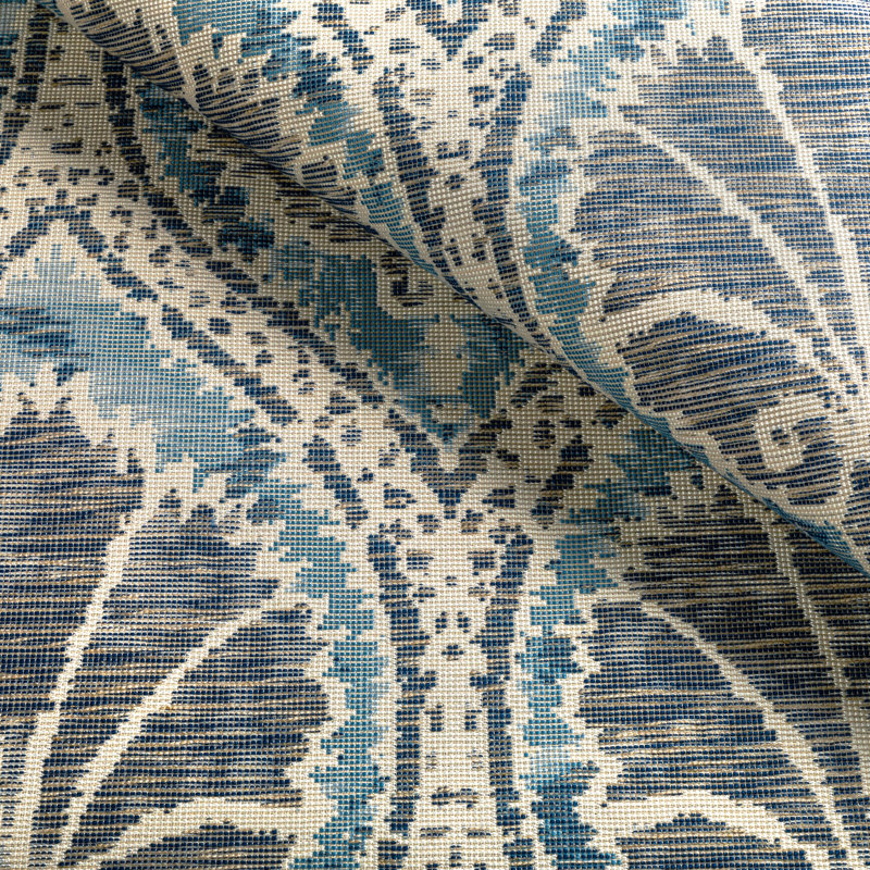 Triana Seville Weave Fabric, Navy/Marine