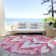 Neysa Washable Ikat Indoor / Outdoor Rug