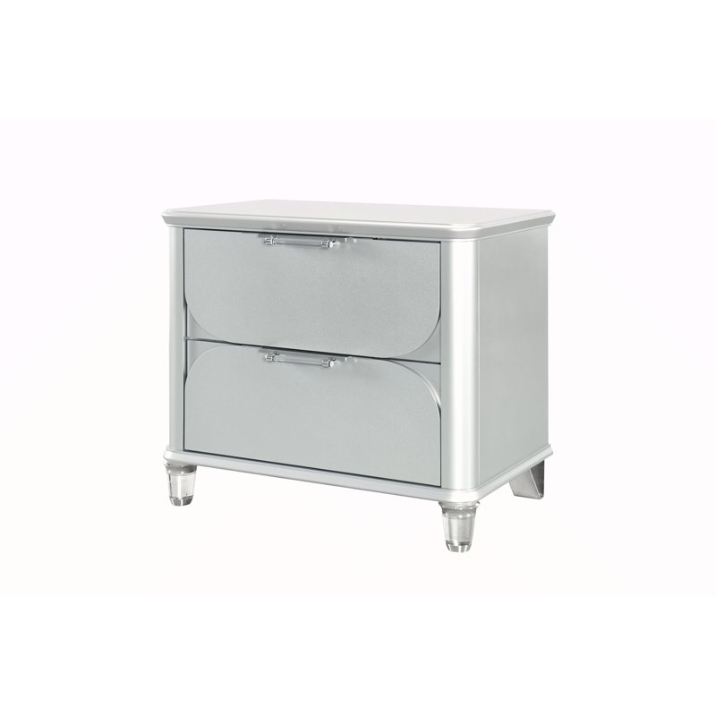 SILVER NIGHTSTAND