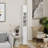 Tall Slim Bathroom Storage Cabinet, Freestanding Bathroom Cabinet With 1 Drawer, 2 Doors And 4 Adjustable Shelves