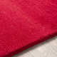 Crowe Handmade Wool Burgandy Rug