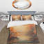 Ensemble de housse de couette Autumn Tranquility Lake I - Cottage Lake Mountains-101243056