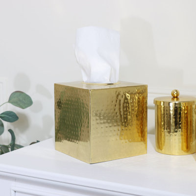 Lew Tissue Box Cover Bathroom Tray Tumbler