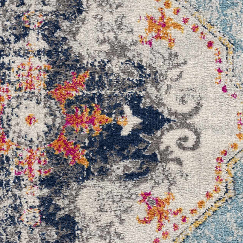 Cobien Oriental Indoor Rug, Rectangle 6'7" x 9'