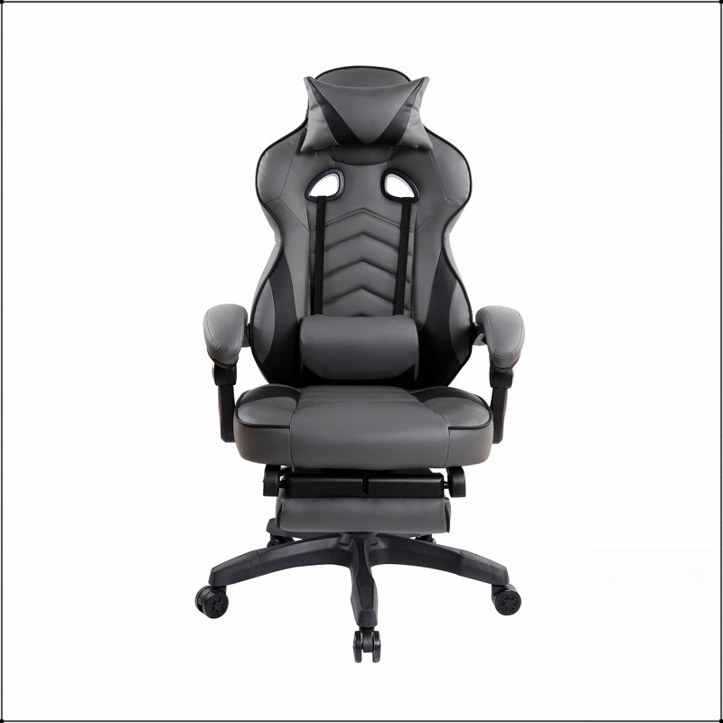 Gaming Racing Style Fully Reclining Executive Office Chair With Footrest, Ergonomic Support And Comfort For Long Sessions