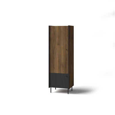 Aisah 1 -Door 4 -Shelf Storage Cabinet
