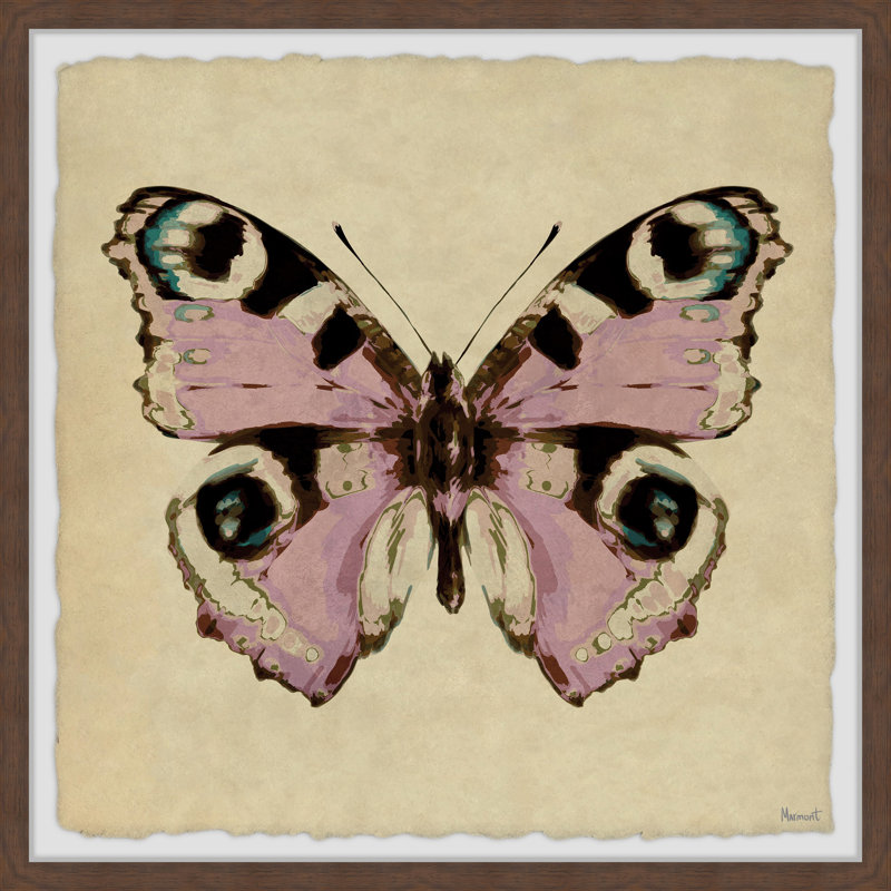 Pink And Black Spotted - Single Picture Frame Print, 41cm H x 41cm W x 3.81cm D