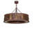 44" Wide Tamarack Inverted Pendant