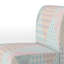 Multicolore matelassé patchwork - Fauteuil de chambre rembourré à motifs