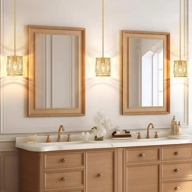 Mini plafonnier semi-encastré en cristal, luminaire suspendu suspendu réglable avec abat-jour tambour noir pour îlot de cuisine, couloir, entrée