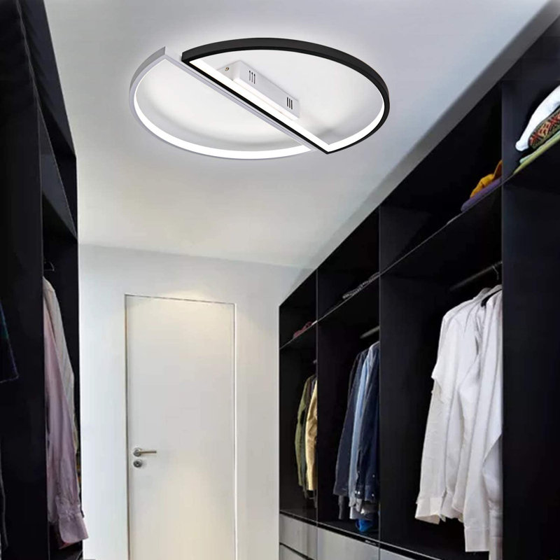 Ivy Bronx 1-Light 55cm LED Integrated Semi-Flush Mount