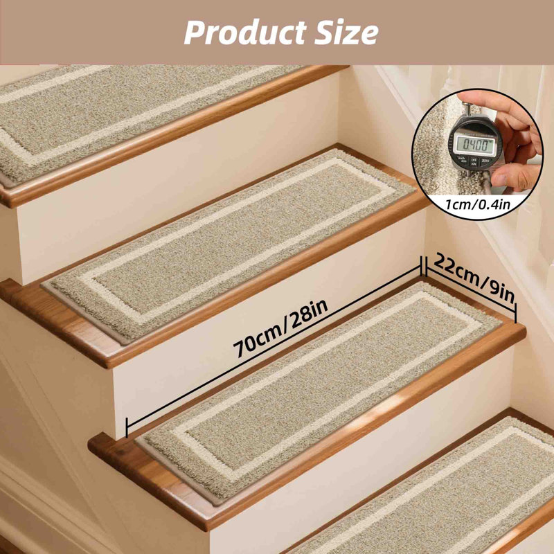Non-Slip Stair Tread, Beige