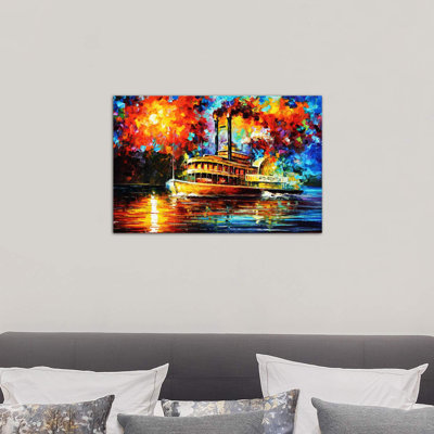 " Steamboat " by Leonid Afremov