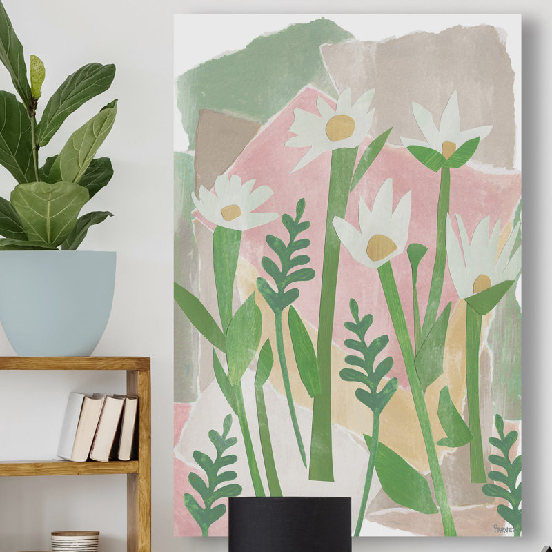 «White Garden», reproduction sur toile, H 60 po x l 40po x P 1,5 po