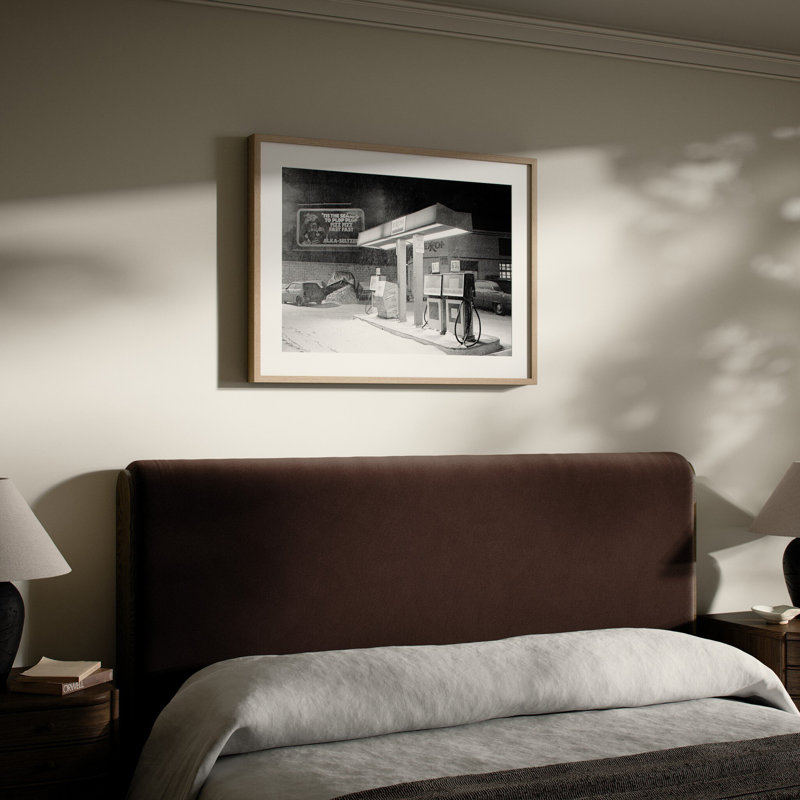 «Blizzard Of» par Barbara Alper, W 32" x H 24", White Oak