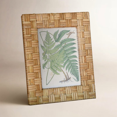 Alodee Natural Wicker / Rattan Picture Frame with Mat