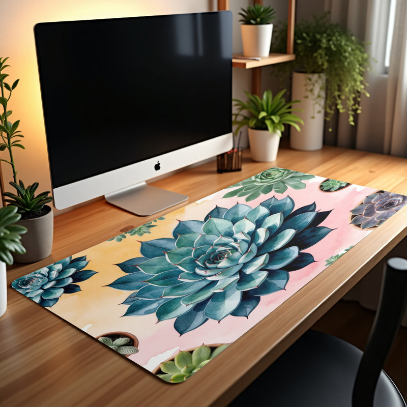 Polyester Desk Pad, 31.5x15.5