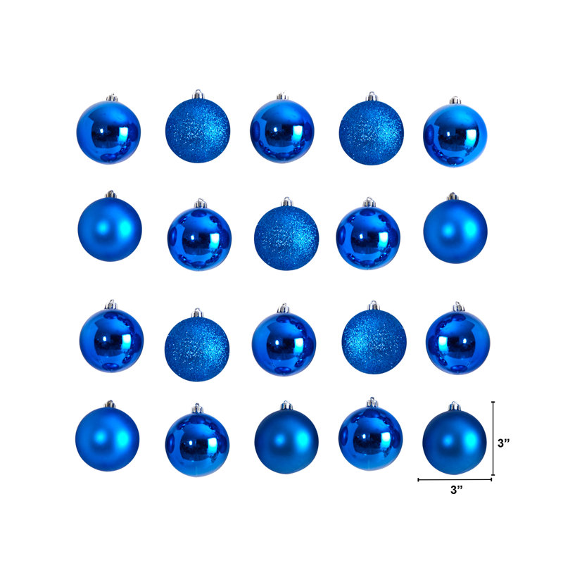 Shatterproof Hanging Ball Ornament, Blue