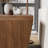 17.72" Walnut Veneer Side Table