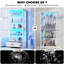 71" Tall 5-Tier Display Cabinet with Glass Doors and Storage Drawer-1611316833