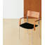 Petit tabouret rétro en bois massif