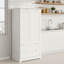 Armoire de cuisine avec 2 tablettes, 2 tiroirs et 6 portes latérales. Fermeture magnétique pour une durabilité accrue. Conception élégante qui s'adapte à divers espaces.