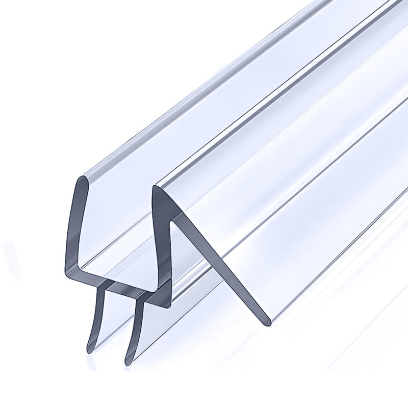 Frameless Shower Door Bottom Sweep, 0.25" H x 40" W x 2" D