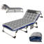 Méridienne de patio de 29 pouces de largeur, réglable à 4 positions avec matelas et oreiller, capacité de 440 lb