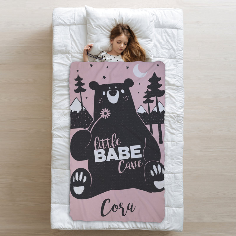 Machine Printed Throw Blanket