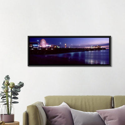 «Santa Monica Pier, Santa Monica, California», reproduction de photo sur toile