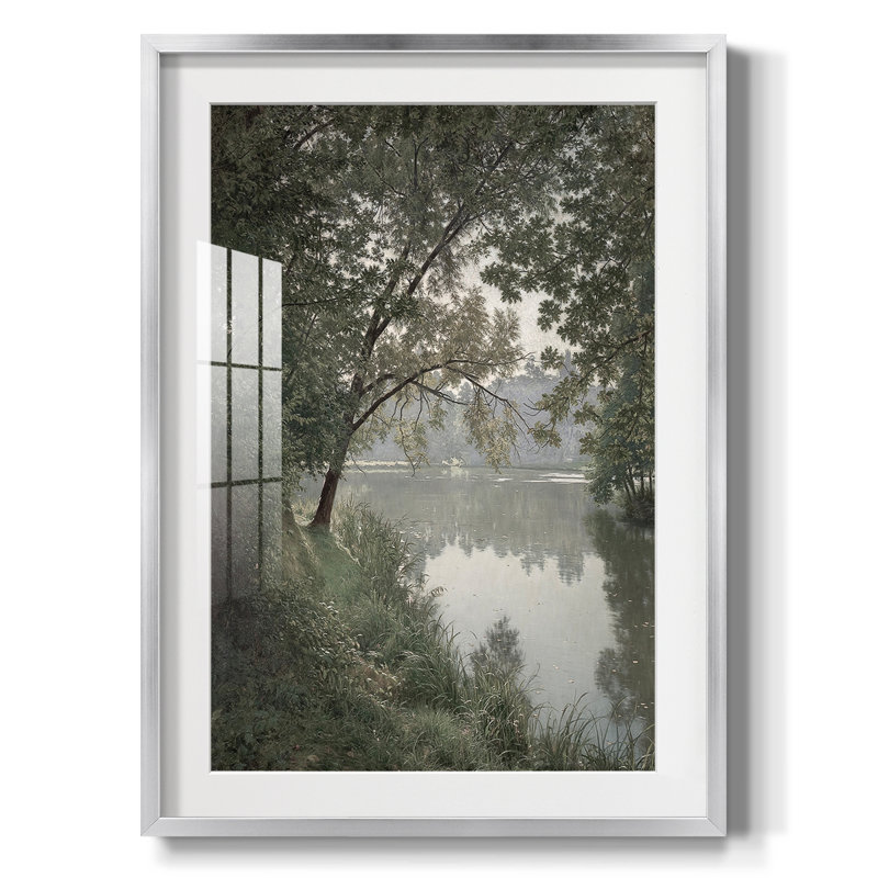 Paysage rétro XLII - impression encadrée