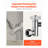 Shower Head Extension Arm Extender 16 In Adjustable Angle Height G1/2 Universal