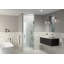 Albedo 26.5 in. x 78 in. Fully Frameless Hinge Shower Door-1826034465