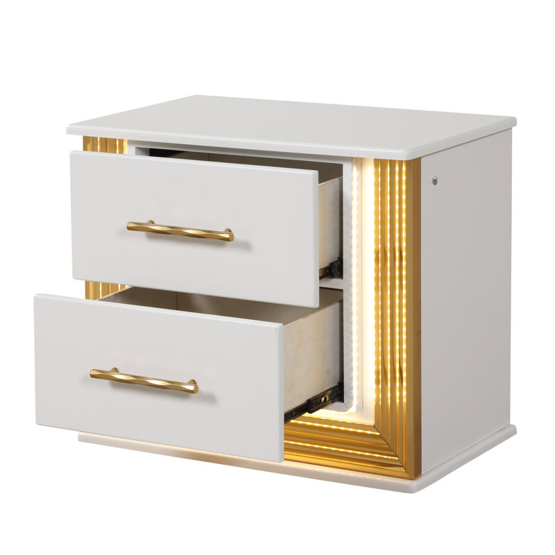 Gilta 27'' W Wood Nightstand