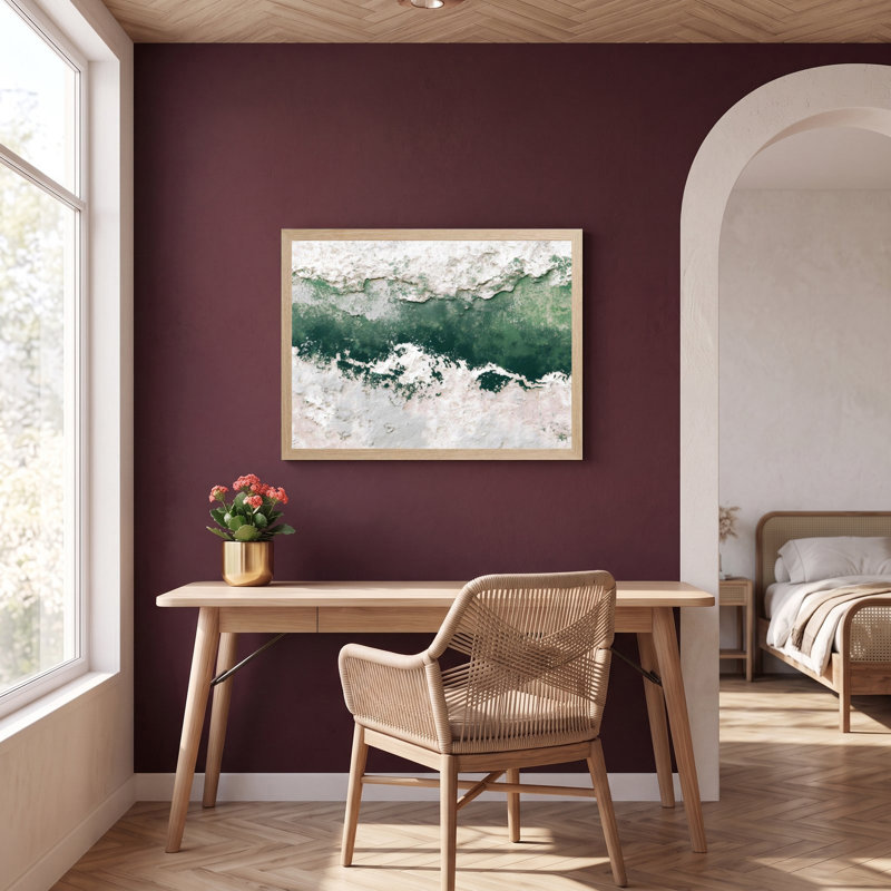 Under the Veil of Verde, 53" H x 40" W
