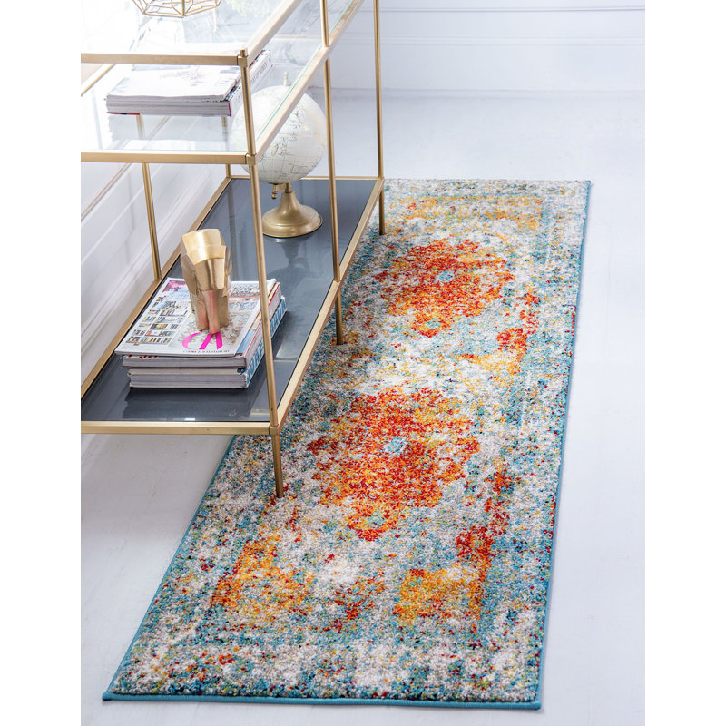 Tapis transitionnel Murawski couleur chameau, Tapis de couloir 2 pi x 6 pi