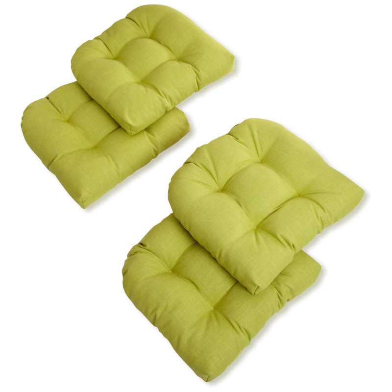 Outdoor 5'' Seat Cushion, Lime, 4