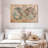 Hemisphere Map Canvas Print-92519008