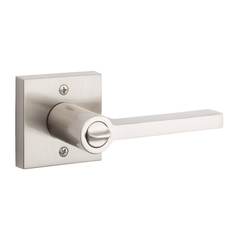 Satin Nickel Entry Door Lever