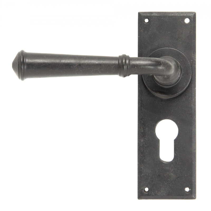 Regency Lock Door Handle Kit, External Beeswax