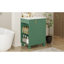 Lavabo en céramique vert fonctionnel pour salle de bain moderne