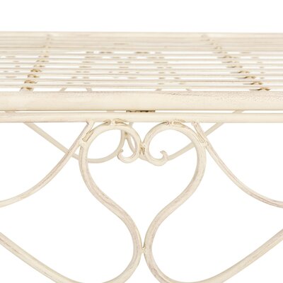 Ophelia & Co. Geddes Metal Outdoor Bench & Reviews | Wayfair