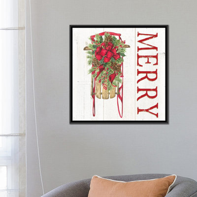 «Home for the Holiday Merry Sled» par Tara Reed - impression
